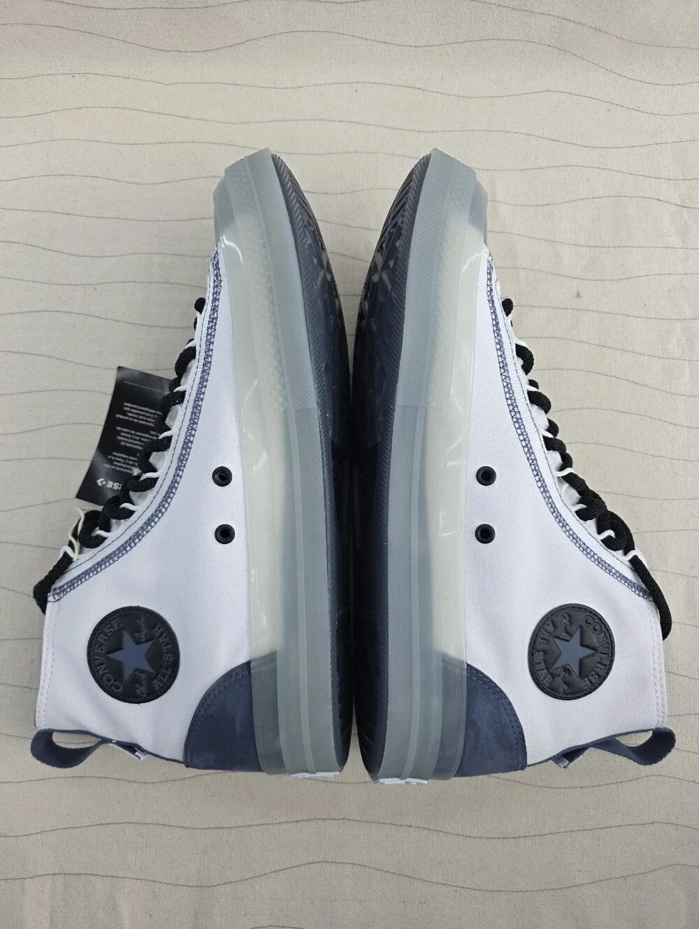 Converse Mens Chuck Taylor All Star CX EXP2 White Blue Shoes A12869C Size 10.5 - Picture 9 of 12